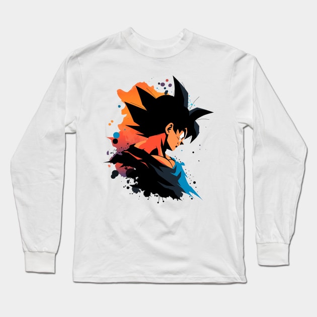 goku Long Sleeve T-Shirt by skatermoment